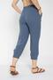 Women's Indigo Pleated Trousers - 2