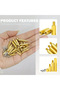 176pcs Kit 176pcs M3 Motherboard Standoffs&Screws&Nuts Kit, Hex Male-Female Brass Spacer Standoffs, - 5