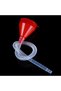 1Pc Car Refueling Funnel With Filter Strainer Gasoline Oil Fuel Filling Tools Motorcycle Oil Funn... - 2