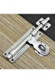 4 Inch Hardware Door Lock Stainless Steel Barrel Bolt Latch Padlock Clasp Set Brushed For Locking...