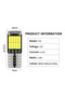 WHITE ASLENT 10x W5W T10 Led Bulbs Canbus 4014 26SMD 6000K 168 194 Led 5w5 Car Interior Dome Reading - 4