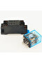 220V AC 10A relay DC12V 24V AC110V 220V LY2N General Purpose Relay LY2NJ with power relay base socke