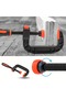 1PC Heavy Duty Spring Clamps Reinforced Durable Fixed Strong Clamping Jaw Clip for Wood Working Clam - 3