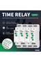 GRT6-M1 ACDC24V-240V GEYA 10A Multifunction Timer Relay ACDC24~240V Din Rail 0.1s-10 Days Time Delay - 6