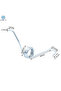 JETTING left right Bucket Rotating Mop Torsion Spring Pull Back Foot Step on Mop Repair Parts Wire - 3