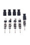 5pcs Auto Car Radio AM/FM Antenna Plug Adapter Male Connector Black - 2