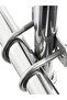 M8x25x25mm 1Pcs U Bolt 20 25 32 40 50 M8 Galvanized Double U-Cross Tube Pipe Clamp Screw Steel Conne - 8