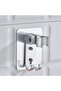 Sliver Chrome Plated Aluminium Shower Holder Wall Mounted Hand Adjustable Bathroom Accessories Stand - 5