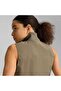 Women's dare to full zipper woven vest - 5