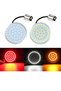 1157 Red 1PC Bullet Style 1156 1157 White Amber Dual-color LED Turn Signal Light Bulbs For Harley Da - 7