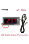Embedded Thermometer LED Digital Display Thermometer Refrigerator Freezer Digital Temperature Dis...