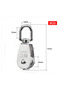 m20 Stainless Steel Pulley M15/M20 M25 M32 M50 Single Wheel Swivel Lifting Rope Pulley Set Lifting - 3
