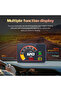 شاشة عرض رأسية P16 HUD OBD2 كمبيوتر السيارة المدمج مقياس سرعة السيارة عداد سرعة رقمي ذكي عداد سرعة عرضي... - 2