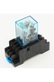 1pc 12V DC 1pc Power Relay MY4NJ with Din Rail Mount Socket Base 14 Pins 12V/24V 110V/220V MY4N Rela - 2