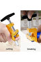 Gold Manual Tile and Glass Cutter with Diamond Cutting Head, Suitable for Cutting Thick Glass, Glaze - 4