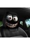 2pcs Funny Big-Eyed Cartoon Print Car Headrest Cover, Suitable For Travel And Daily Commuting,For... - 4