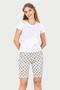 Women's Green Viscose Pocketed Shorts - 2