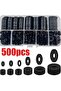 500pcs 500pcs Nylon Washer Flat Assortment Set with 8-size Safety Plates M2 M2.5 M3 M4 M5 M6 M8 M10 - 8