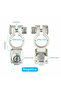 2pcs Negative Positive Auto Battery Cable Terminal Top Post Clamp For For SAE And DIN Batteries F... - 5