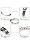 304 Stainless Steel Hose Clamps 50PCS Kit | 7-15.7mm Adjustable Clips for Automotive, Water Pipe,... - 2