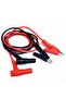 20A 90cm Crocodile Clip to Banana Plug Test Wire Connector with Dual Probes 4mm Clips and Dust Pl... - 6