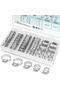 40PCS Hose Clamp Set - Stainless Steel Worm Gear Clamps For Pipes, Intercoolers, Plumbing, Tubes ...