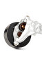 2PCS Low Offset Brass Portal Knuckle Weights for Vanquish VS4-10 Ultra Currie Portal F9 Front Axle - 6