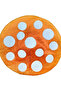 Mushroom Hat Costume Cosplay Accessory Party Hat Cap, Oversized with Wired Brim (Orange) - 6