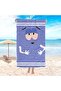 MULTI Funny Towelie Bath Towel, 30×60 Inches, Super Soft, Quick Dry & Absorbent, Ideal for Pool, Bea - 4