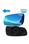 For VW Golf MK4 1996-04 Blue Wing Door Rearview Mirror Glass Heated Convex Left