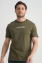 Khaki Men's Crew Neck T-Shirt Premium Cotton High Quality Regular Fit