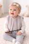 Hand-knitted baby vest