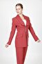 American Collar Modern Long Women's Jacket - 1187100 - 2