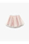 Tulle Detailed Elastic Waist Tutu Skirt