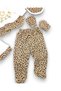 Baby Girl 5-Piece Leopard Detailed Hospital Outfit Set, 100% Cotton Newborn Bodysuit Set - 6