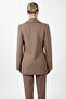 American Collar Modern Long Women's Jacket - Brown - 1187100 - 3