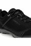 Men's Black Sports Shoes - Casual Walking and Running Shoes with Gray Soles - 7