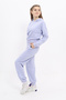 Girl's 2-Piece Set Printed Hooded Sweatshirt & Ribbed Waistband Jogger Sweatpants with Pockets - 2