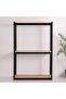 3 Layer Steel Shelf with MDF Board, Heavy Duty Storage Rack 120x45x180cm, 250kg Capacity