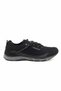 Men's Black Sports Shoes - Casual Walking and Running Shoes with Gray Soles - 5