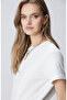 Beyaz Basic T-shirt - 2