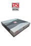 Lunel Beige Ranforce Double Duvet Cover Set 200X220 cm - 4