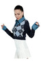 Women Navy Full Sleeve Argyle Checks Cardigan - 5