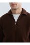 A Straight-Cut, Corded Fabric, Mock Neck, Men’s Knit Sweater from UZG STORE for Style-Conscious Men - 3