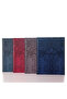دفتر مدرسي بغلاف صلب من الجلد بنمط رخامي 20 سم × 28 سم 200 ورقة مسطرة (Bayındır)