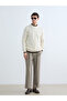 Esvab • Modern & Distinctive Zero Roba Collar Embroidered Men's Knitwear Sweater - 2