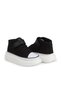 Children's Velcro Casual Shoes Buck4490 Axel Black Linen - 5