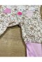 Baby Girl Rabbit Holiday Salopet Badi Set 23389 - 6