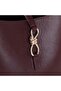 Classic Genuine Leather Women's Shoulder Bag – Azura - Burgundy Color, Suitable for Every Combination - 4