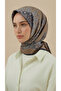 Lavinia Patterned 120*120 cm Cotton Scarf - 4